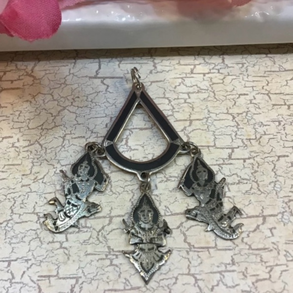 Siam Sterling Silver Pendant